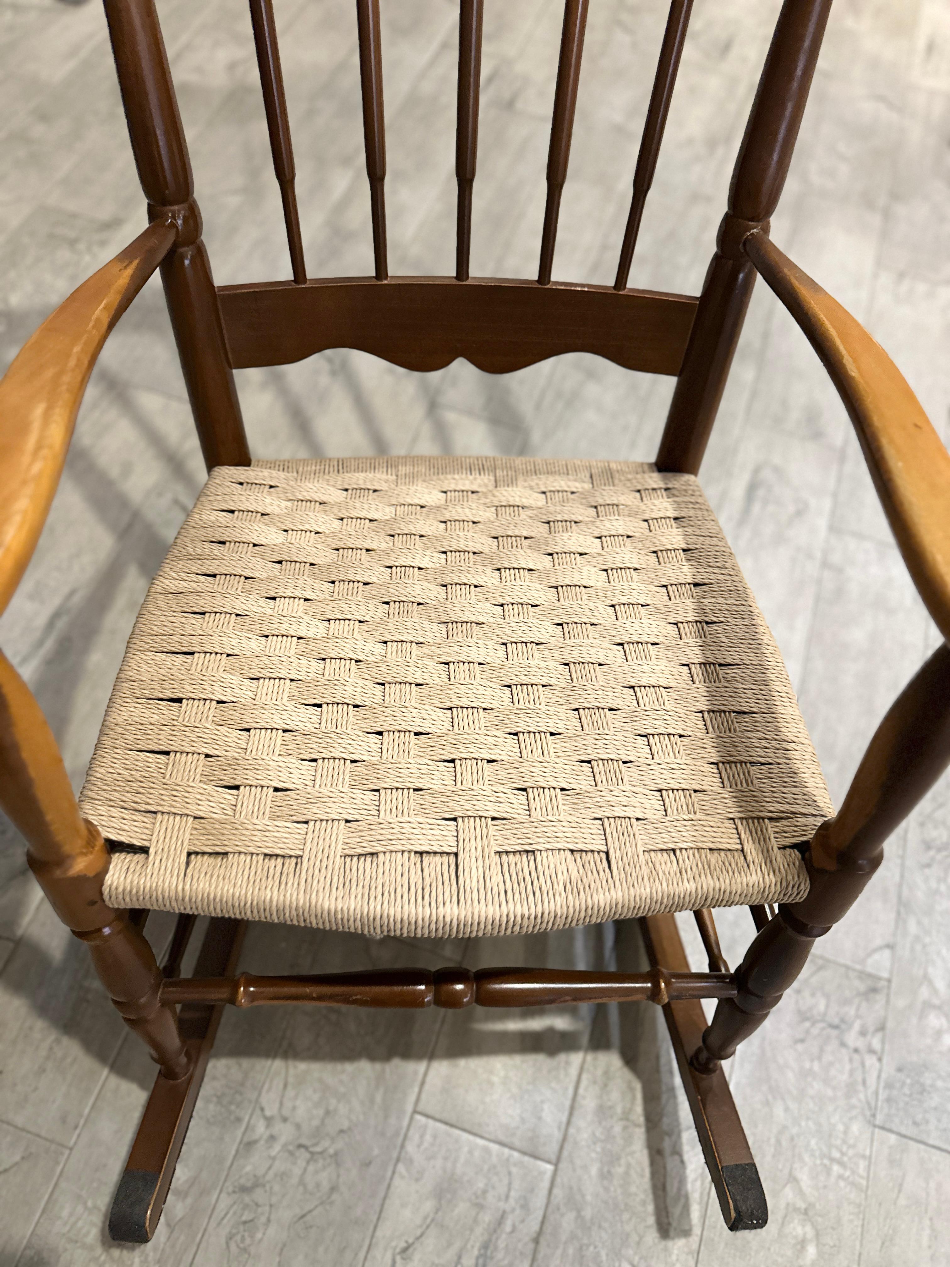 Impagliatura a scacchi dama dettaglio intreccio